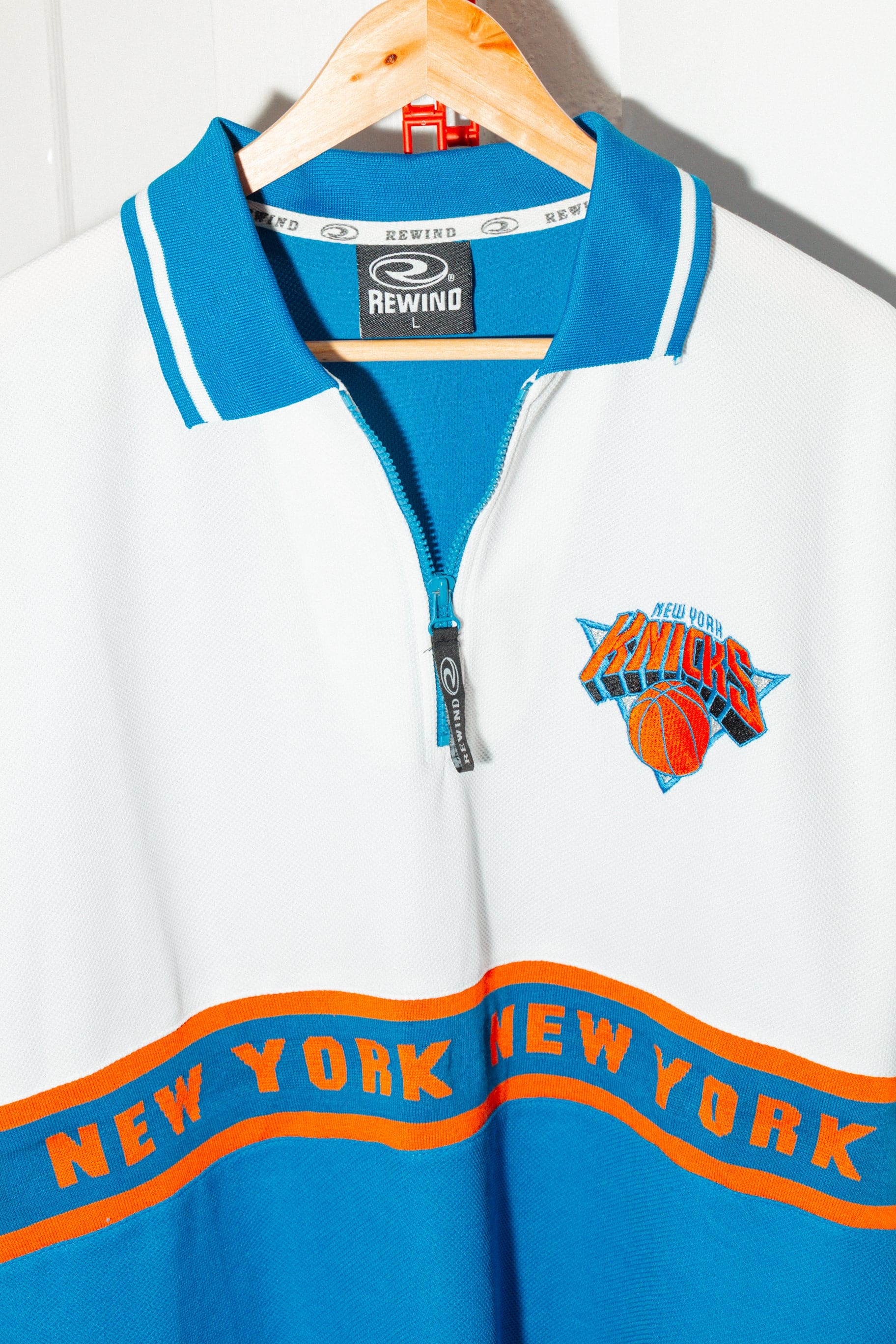 Knicks Warm-Up Quarter Zip (Vintage Rewind) L - Image 3